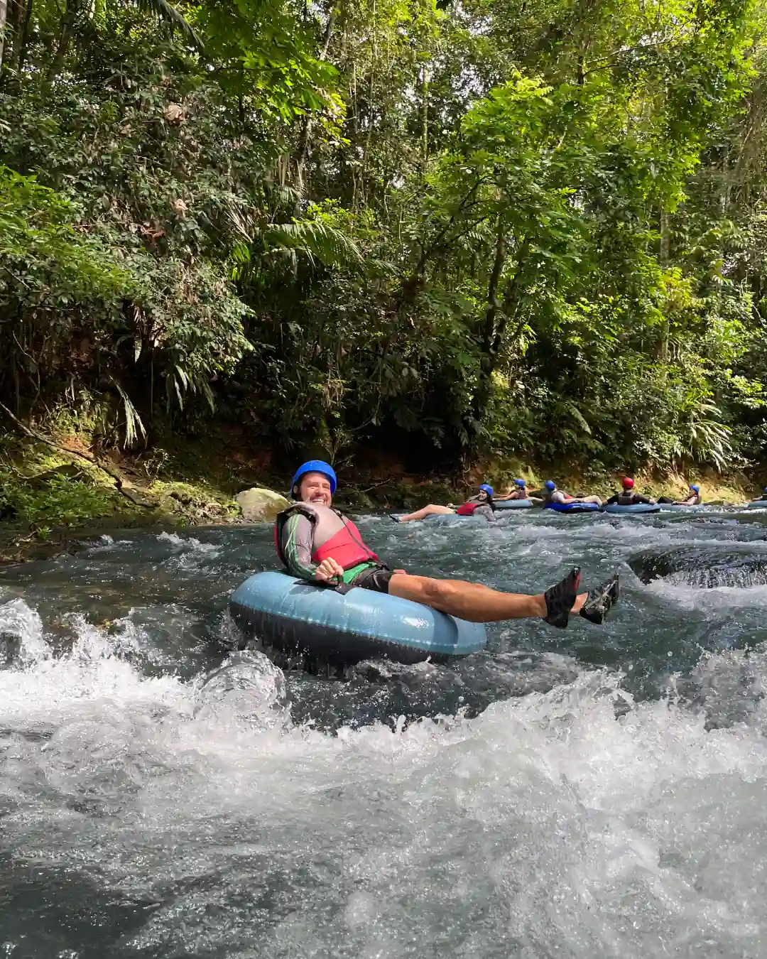 A Costa Rica authentic experience tubing the Rio Celeste